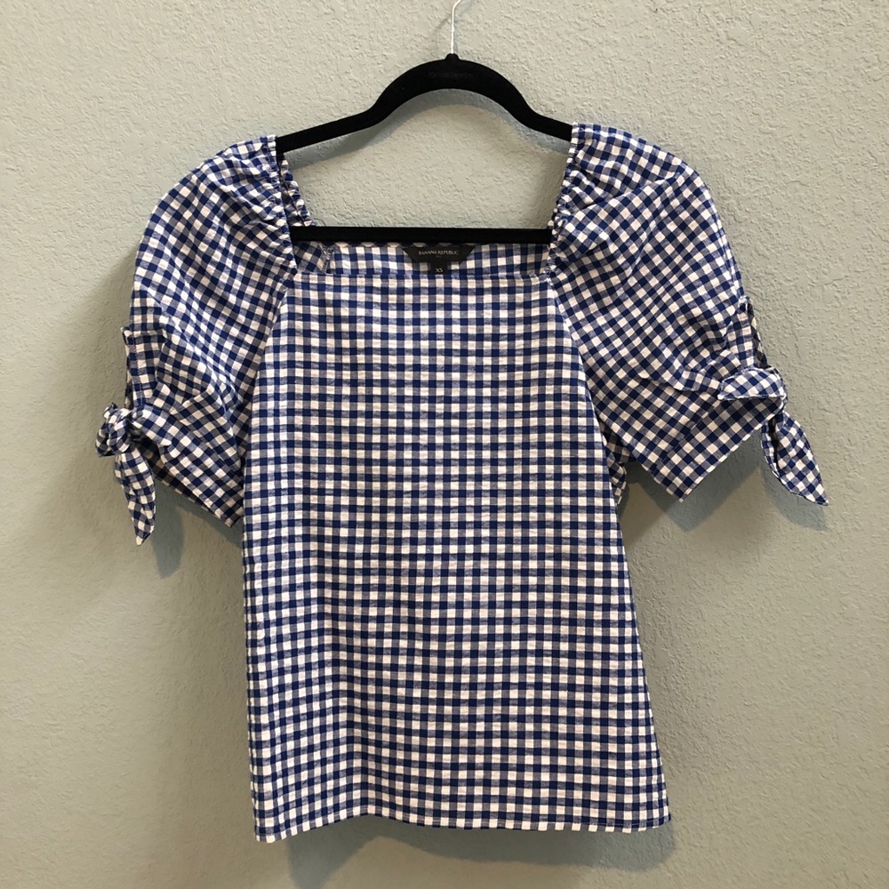 Banana Republic Gingham Top